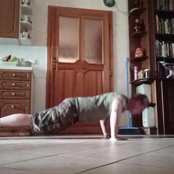 70 nonstop push ups