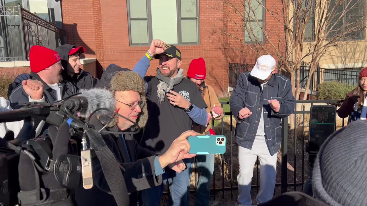 Now-former J6ers and supporters doing a little Trump dance! - January 22, 2025