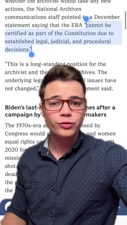 Joe Biden Must Believe He is A King – Declares New Amendment