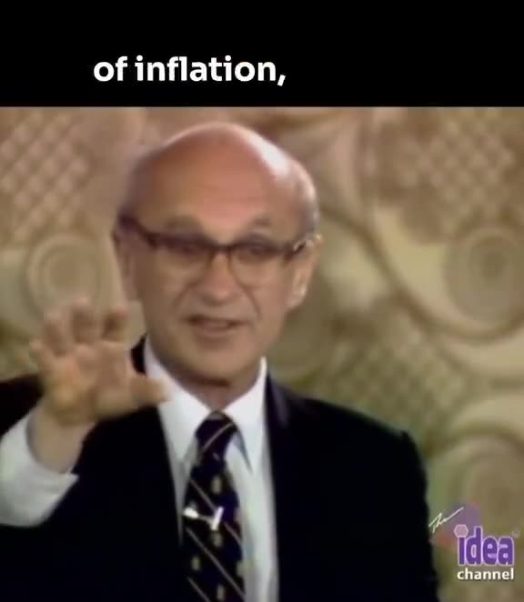 Milton Friedman was absolutely right!