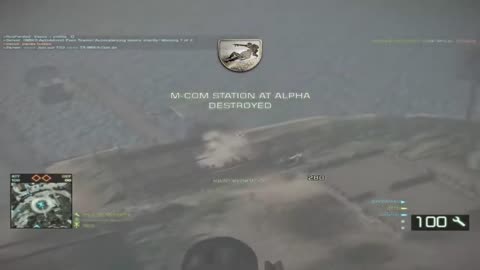 BFBC2 - 40 Killstreak - Blackhawk Gunner