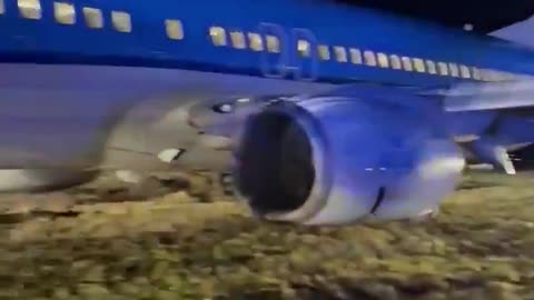 KLM Plane Veers Off Runway in Oslo