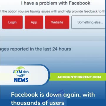 Facebook is down again, with thousands of users worldwide reporting outages on the evening of Feb 27