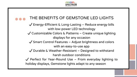 Get Gemstone LED Lights from Spectrum Lighting Inc.