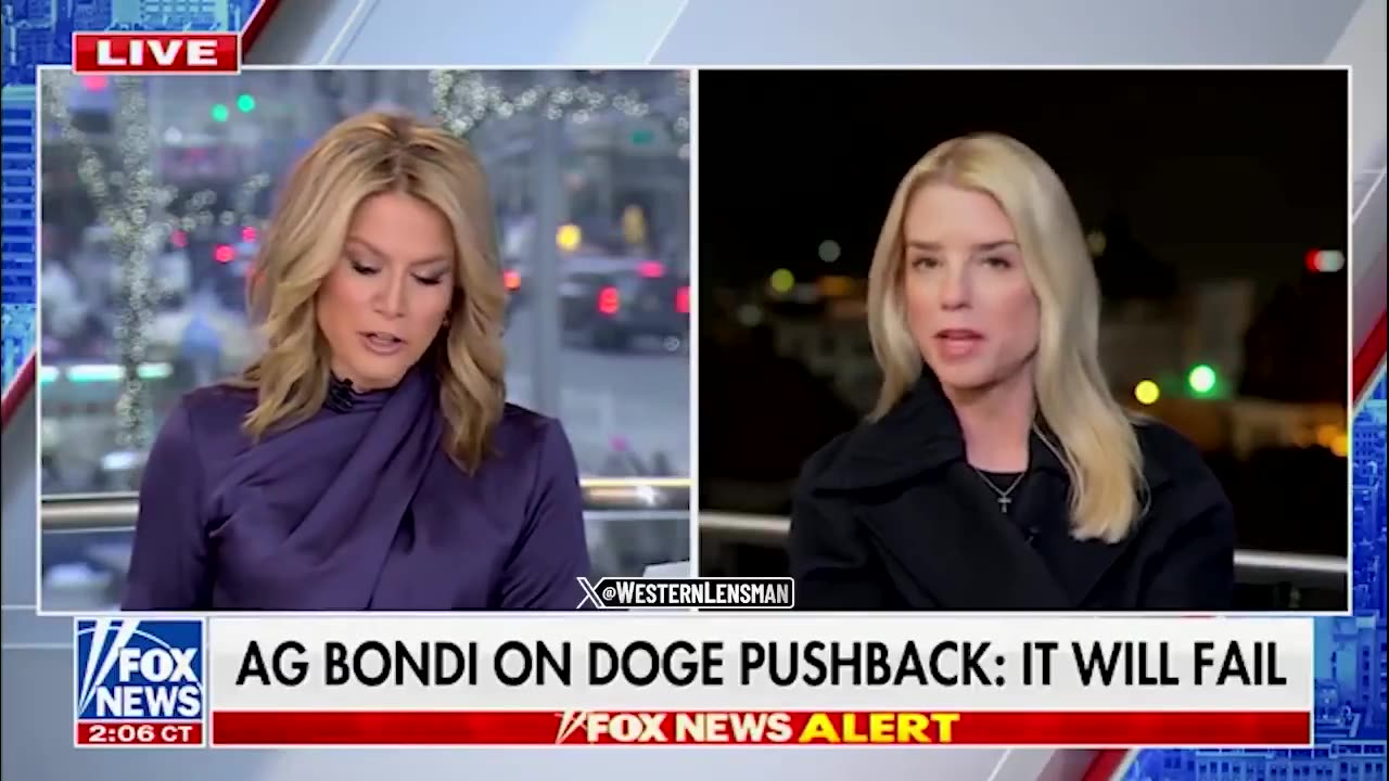🔥AG BONDI: DOGE PUSHBACK EFFORTS "WILL FAIL"