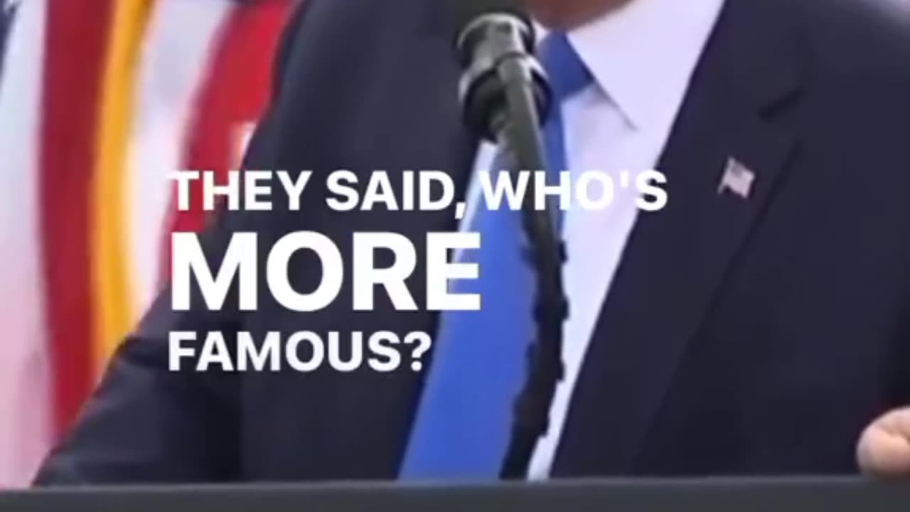 Trump: the most famous one in the world is Jesus