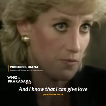 Princess Diana “The Disease of Feeling Unloved”