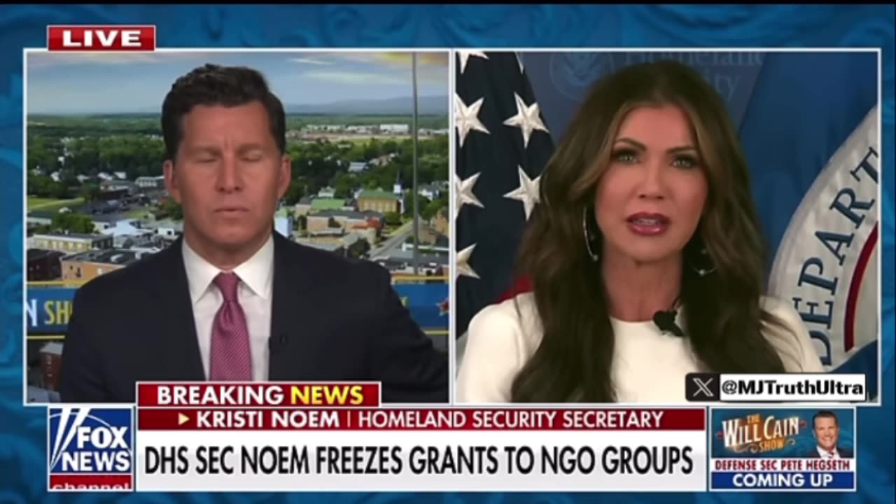 HHS Secretary Kristy Noem Announces she has Stopped All Grant Funds to NGO’s