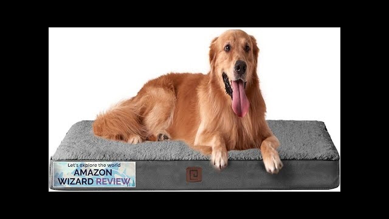 EHEYCIGA Orthopedic XL Dog Beds for Extra Large Dogs with Removable Washable Review