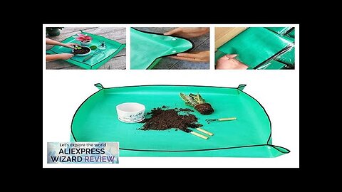 1pcs Planting Mat 50cm-100cm Gardening Potting Pad Foldable Garden Plant Flower Pot Review