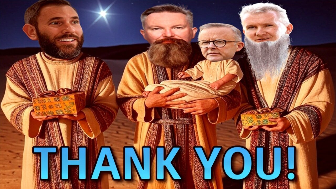 Anthony Albanese and the three wise men