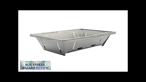 304 Stainless Steel Barbecue Grill Portable Outdoor Stove IGT Table Stove Folding Review