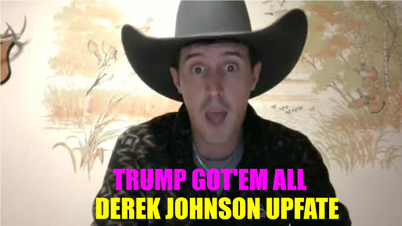 Derek Johnson Update Today - "TRUMP GOT'EM ALL" - Charlie Ward, Phil Godlewski