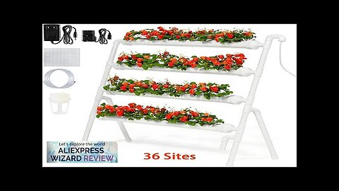 36/Sites Hydroponics Growing System Kits PVC-Pipe Hydroponic Garden Planting Vegetable Review