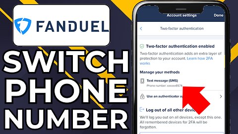 HOW TO CHANGE PHONE NUMBER ON FANDUEL