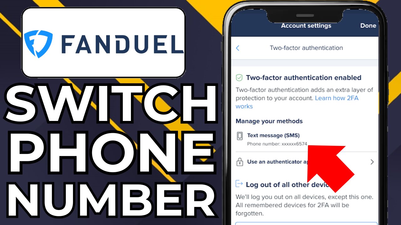 HOW TO CHANGE PHONE NUMBER ON FANDUEL