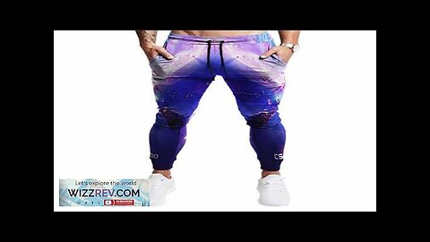 CS:GO Purple Nebula Art Cool Jogger Pants Review