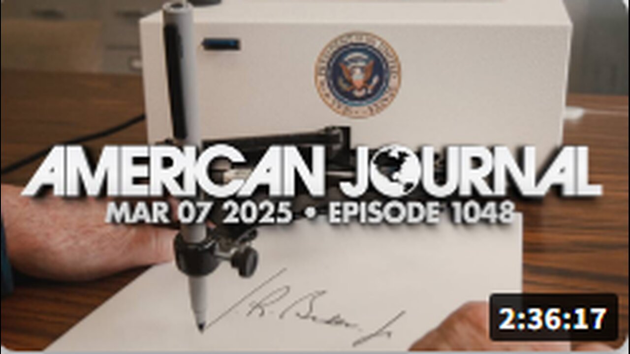 The American Journal: Ukraine Asks For Air, Sea Truce After Massive Russian Strike & Trump Calls For Global Denuclearization - FULL SHOW - 03/07/2025