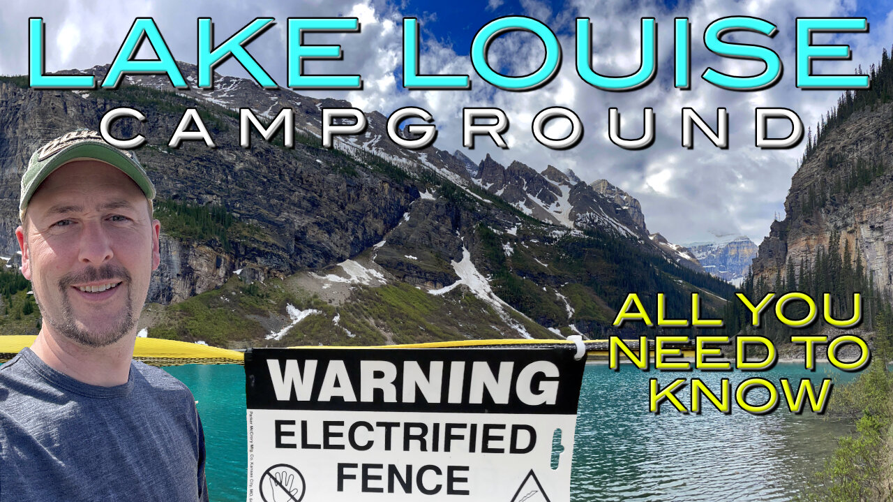 Rule #1 of Lake Louise Campground: Avoid the electric fence! | Full Review