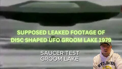 Supposed LEAKED footage showing Disc UFO test GROOM LAKE 1979