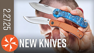 Knuckles Will Love These - New Knives February 27th, 2025 at KnifeCenter