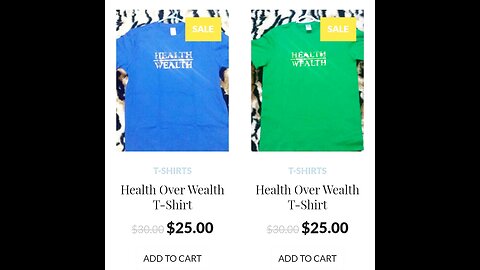 👕🍎 Healthy4Life & HealthOverWealth Apparel Co. Clothing Line Made In Canada 🍁