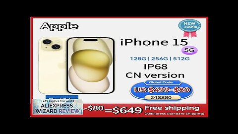 Apple iPhone 15 A3092 iOS 17 Apple A16 Bionic Super Retina XDR Review