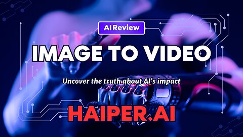 Haiper AI | Creating a video using AI | Image to Video