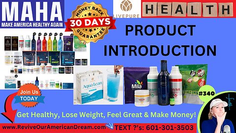 #340 Get Healthy & Make Money! LivePure Overview Of Nutrition Products That Are GUARANTEED To Change Your Life, Heal & Make You Feel GREAT Again! Eliminate MAJOR Health Issues - Diabetes, PAIN, Inflammation, High Blood Pressure & More!