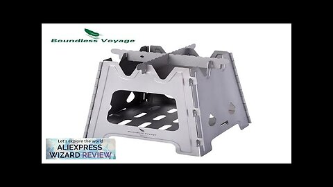 Boundless Voyage Portable Stove Outdoor Titanium Folding Wood Stove With Pot Bracket Review