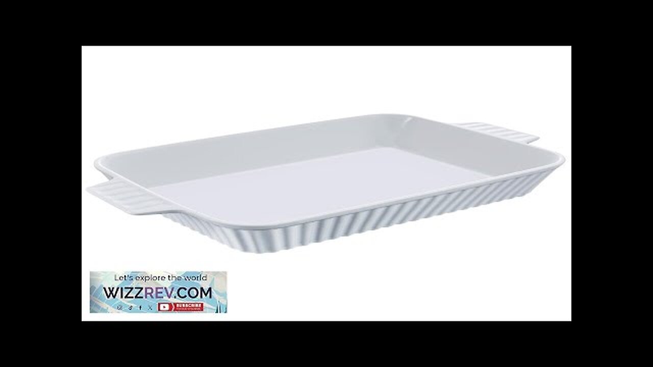 Ceramic Baking Dish 9 x 13 in Large Casserole Dish Deep Review