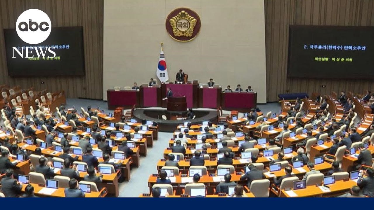 South Korea’s National Assembly impeaches acting president