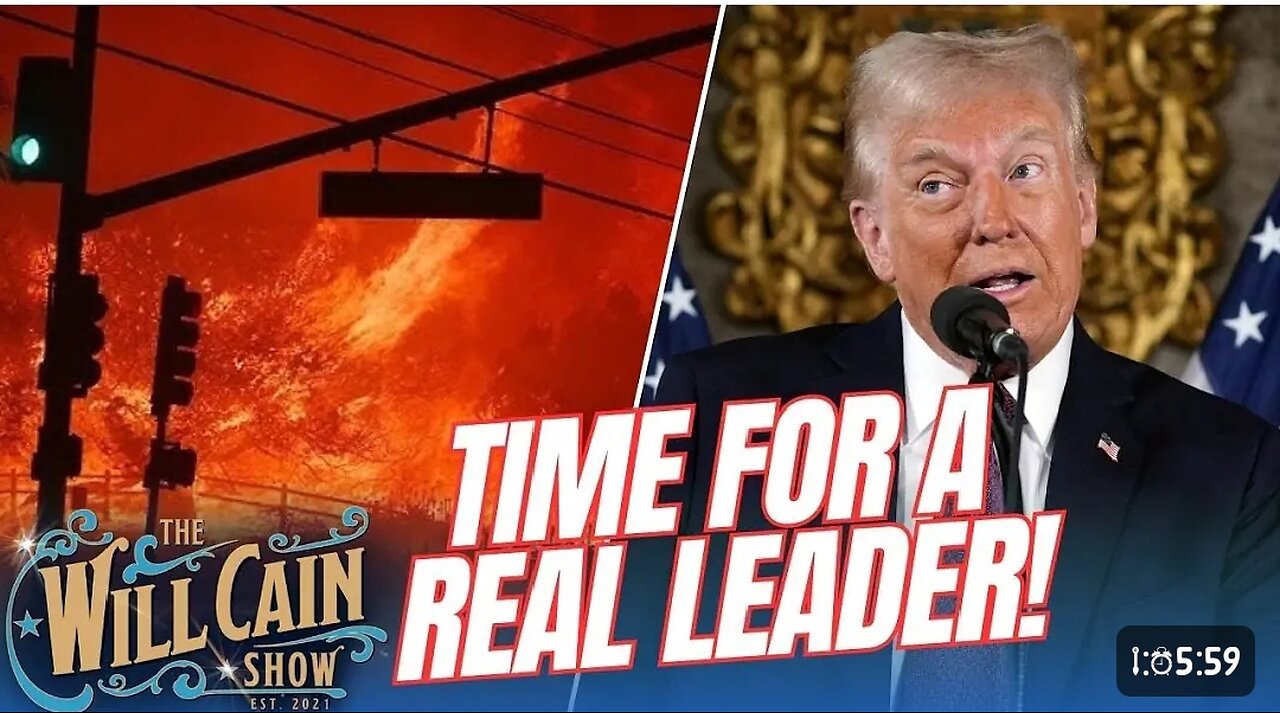 Wildfires RAGE through Los Angeles! PLUS what's in store for Trump's America? | Will Cain Show