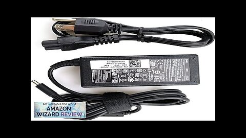 New Dell Original Laptop Charger 65W watt 4.5mm tip AC Power Adapter(Power Review