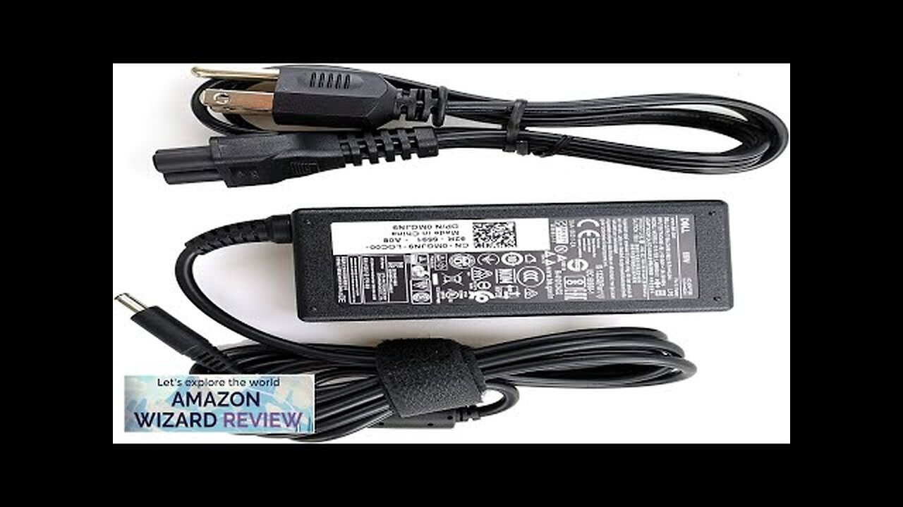 New Dell Original Laptop Charger 65W watt 4.5mm tip AC Power Adapter(Power Review