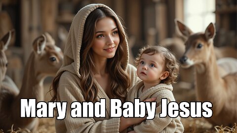 Mary and Baby Jesus – A Divine Nativity Scene | Holy Christmas Art