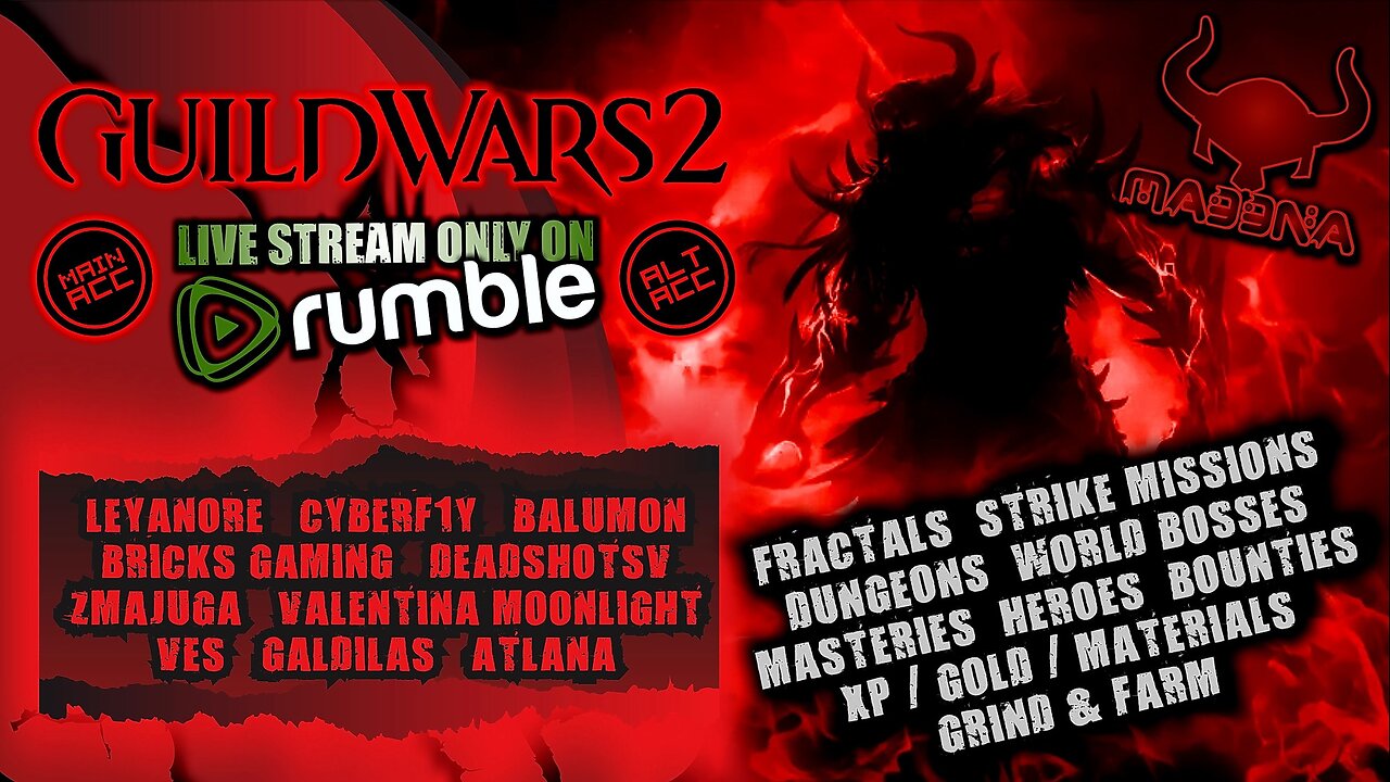 GUILD WARS 2 MASH UP 03 COOP ft Leyanore, BaLuMon & Cyberf1y + Atlana