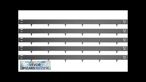 VEVOR Steel Lawn Edging 5PCS 4"x39" Garden Metal Landscape Edging Border Flexible Review