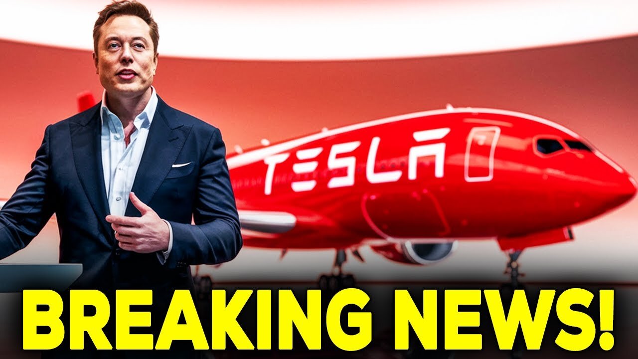 Elon Musk Just ANNOUNCED This NEW Safe Tesla Airplane & Boeing Is FINISHED!