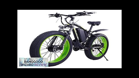 US DIRECT GOGOBEST GF700 48V 17.5AH 1000W Electric Bicycle 26*4.0 Inch 70KM Review