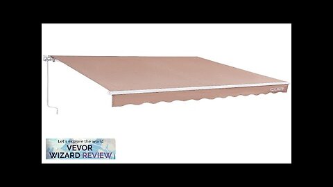 VEVOR Manual Retractable Awning 8 x 7 ft Outdoor Patio Awning Retractable Review