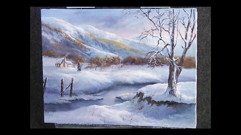 Christmas in the Mountains | Painting Demo