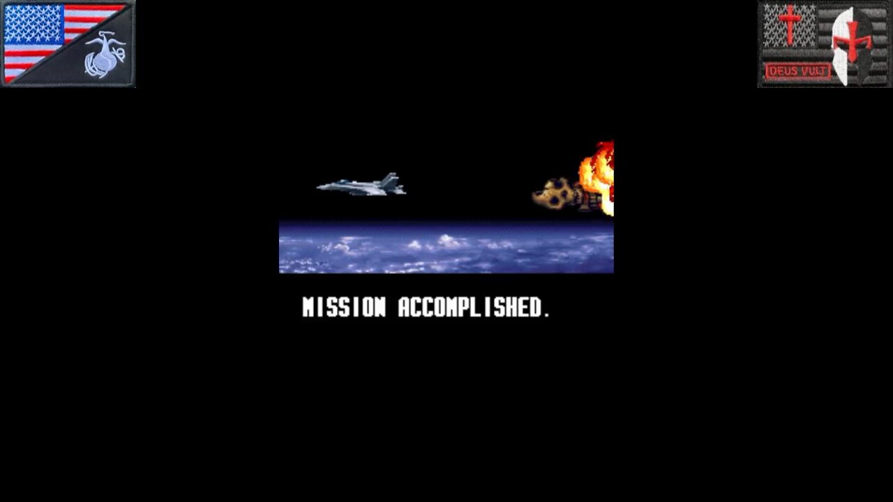 The Ending Sequence: "Aero Fighters {#1A}" [All Modes] (Arcade) [NA Version]