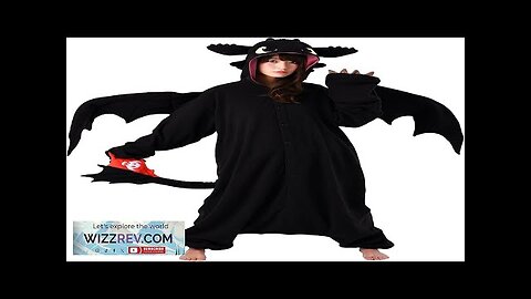 SAZAC Kigurumi How to Train Your Dragon Toothless Onesie Review