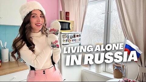 RUSSIAN GIRL LIFE IN SNOWY MOSCOW 🇷🇺 *get ready with me for Siberia*