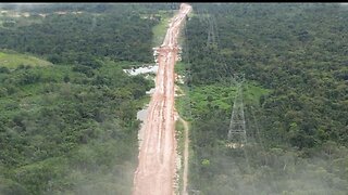 Amazon forest felled to build road for 'climate summit.'