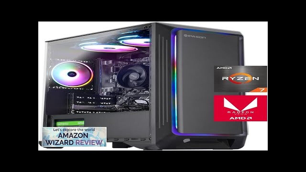 Gaming PC Desktop – AMD Ryzen7 5700G 3.8GHz AMD Radeon Graphics 1TB Review