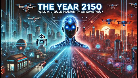 The Year 2150: Will AI Rule Humanity or Save It?" 🤖