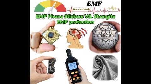 ALL brands of EMF protection plastic stickers do NOT WORK against EMF. ⚡️📲🔌☢️