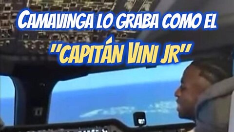 🚀 ¡CAMAVINGA GRABA A VINICIUS COMO COPILOTO! 🛫 DESCUBRE AL "CAPITÁN VINI JR." 👨‍✈️